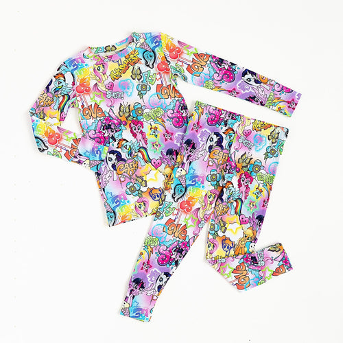 My Little Pony: Friendship is Magic Two-Piece Pajama Set - Image 2 - Bums & Roses