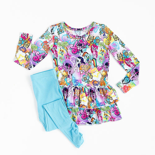 My Little Pony: Friendship is Magic Girls Top & Tights - Image 2 - Bums & Roses