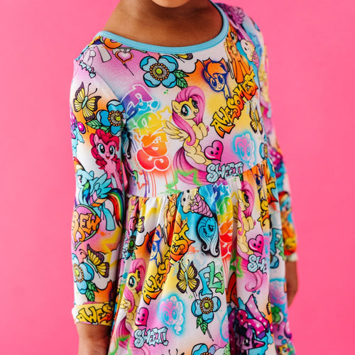 My Little Pony: Friendship is Magic Girls Dress & Shorts Set - Image 4 - Bums & Roses