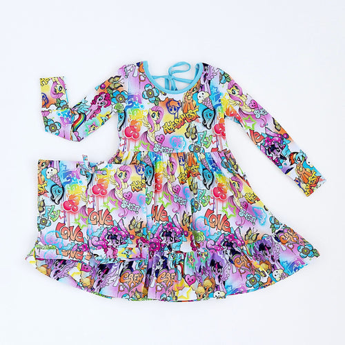 My Little Pony: Friendship is Magic Girls Dress & Shorts Set - Image 2 - Bums & Roses