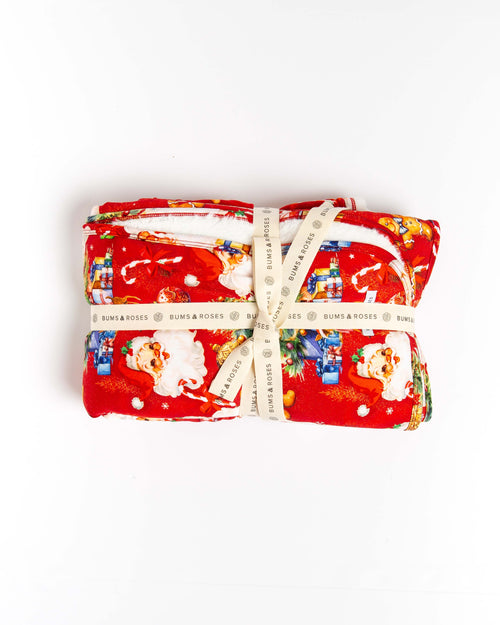 Baby Kids Bamboo Pajamas — In The Nick Of Time Bum Bum Blanket - Plush — Image 2