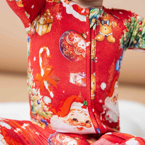 Baby Kids Bamboo Pajamas — In The Nick Of Time Convertible Romper — Image 1