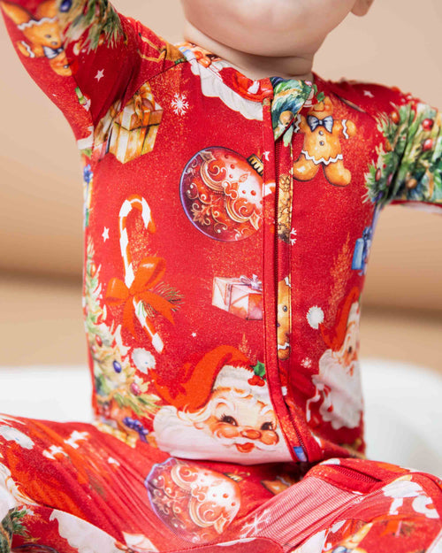 Baby Kids Bamboo Pajamas — In The Nick Of Time Convertible Romper — Image 1