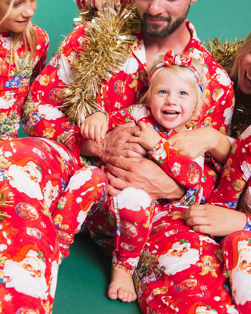 Baby Kids Bamboo Pajamas — In The Nick Of Time Convertible Romper — Image 16