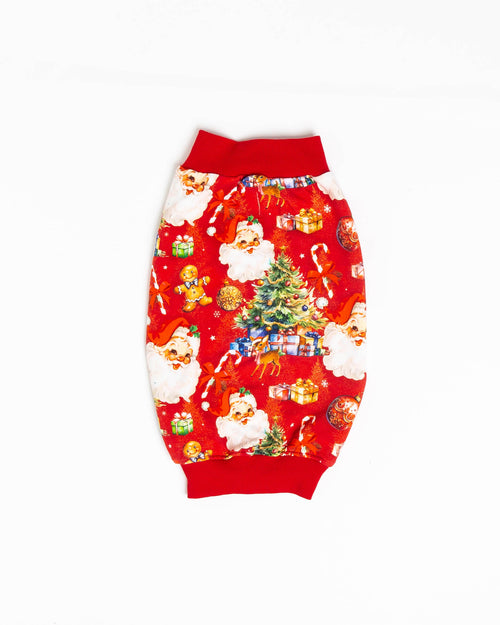 Baby Kids Bamboo Pajamas — In The Nick Of Time Dog Sweater — Image 2