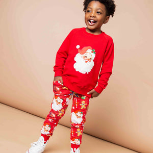 Baby Kids Bamboo Pajamas — In The Nick Of Time Jogger Set — Image 1