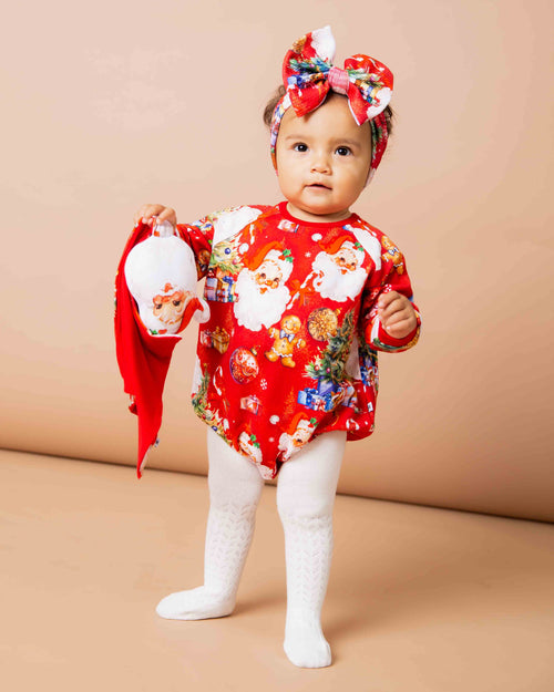 Baby Kids Bamboo Pajamas — In The Nick Of Time Lovey — Image 5