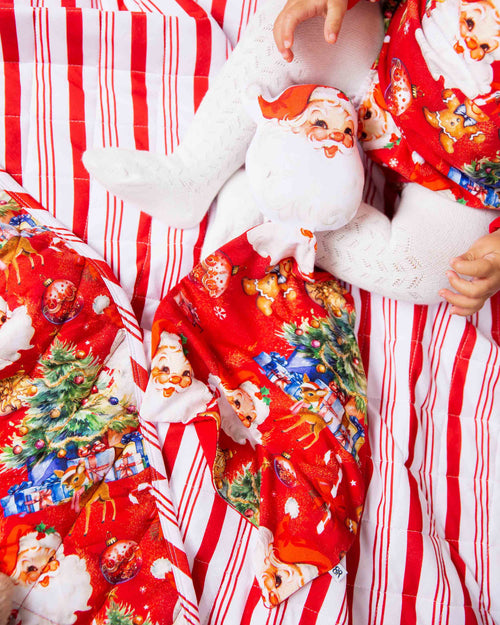 Baby Kids Bamboo Pajamas — In The Nick Of Time Lovey — Image 1