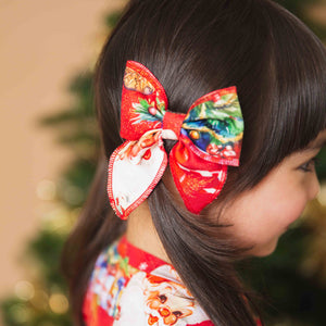 Baby Kids Bamboo Pajamas — In The Nick Of Time Woven Piggy Clip — Image 1
