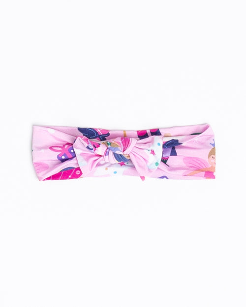 Baby Kids Bamboo Pajamas — Nutty or Nice Headwrap — Image 2