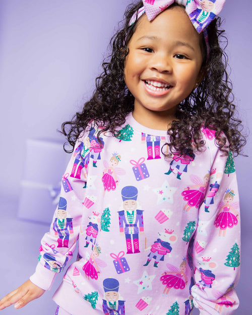 Baby Kids Bamboo Pajamas — Nutty or Nice Jogger Set — Image 5