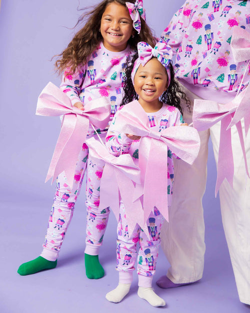 Baby Kids Bamboo Pajamas — Nutty or Nice Jogger Set — Image 8