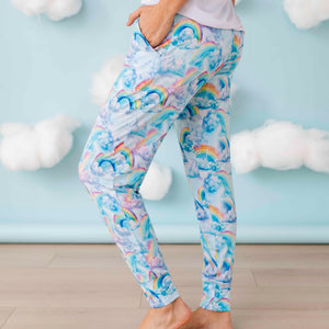 Bums & Roses - Baby & Kids Bamboo Pajamas - On Cloud Shine Women's Pants - Image 1