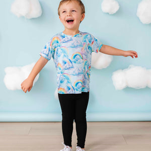 Bums & Roses - Baby & Kids Bamboo Pajamas - On Cloud Shine T-Shirt - Image 1