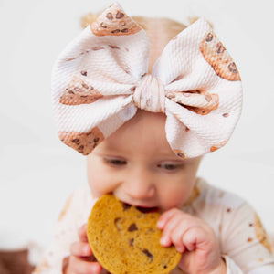 Baby Kids Bamboo Pajamas — One Smart Cookie Biggie Bow — Image 1