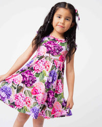 Baby Kids Bamboo Pajamas — Outta Your Rangea Cap Sleeve Dress & Shorts Set — Image 1