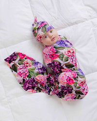 Baby Kids Bamboo Pajamas — Outta Your Rangea Swaddle & Beanie Set — Image 1