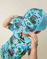 Baby Kids Bamboo Pajamas — Part-Tee Till You Drop Hat — Image 1