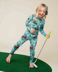 Baby Kids Bamboo Pajamas — Part-Tee Till You Drop Long Sleeve Pajama Set — Image 1
