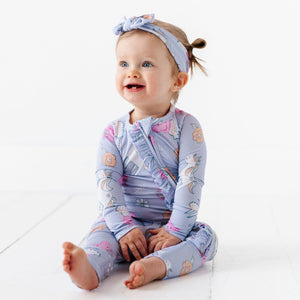 Bums & Roses - Baby & Kids Bamboo Pajamas - Peppa Pig™ Ballerina Convertible Romper - Image 7