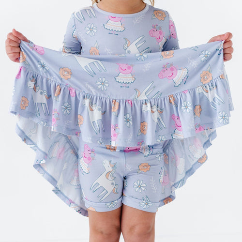 Peppa Pig™ Ballerina Girls Dress & Shorts Set - Image 11 - Bums & Roses