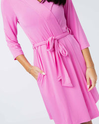 Baby Kids Bamboo Pajamas — Pinky Promise Women's Robe — Image 1