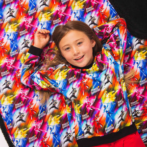 Baby Kids Bamboo Pajamas — Power Rangers Bum Bum Blanket - Plush — Image 1
