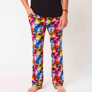 Baby Kids Bamboo Pajamas — Power Rangers Men's Pajama Pants — Image 1
