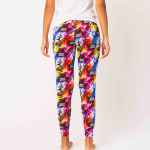 Baby Kids Bamboo Pajamas — Power Rangers Women's Pants — Image 1