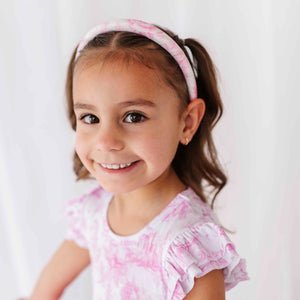 Baby Kids Bamboo Pajamas — Princess Behavior Headband — Image 1