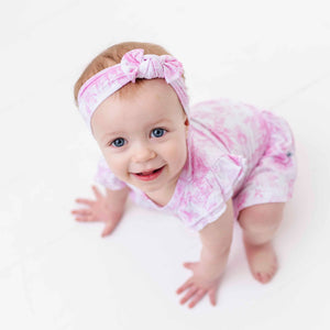 Baby Kids Bamboo Pajamas — Princess Behavior Headwrap — Image 1