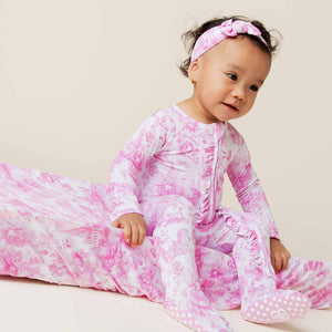 Baby Kids Bamboo Pajamas — Princess Behavior Changing Pad Cover — Image 1