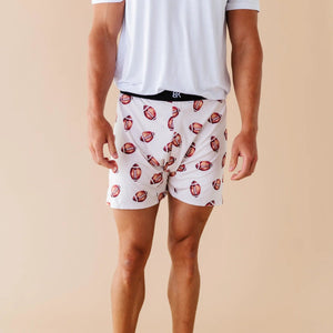 Bums & Roses - Baby & Kids Bamboo Pajamas - Punt Intended Men's Boxer Shorts - Image 1