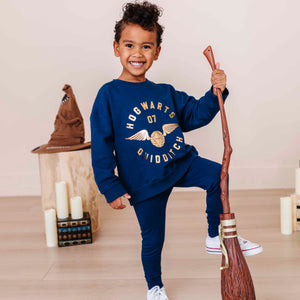 Bums & Roses - Baby & Kids Bamboo Pajamas - PRESALE - Harry Potter™ Crew Neck Sweatshirt and Leggings - Image 1