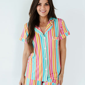 Rainbow Reef Women's Collar Shirt & Shorts Set - Image 1 - Bums & Roses