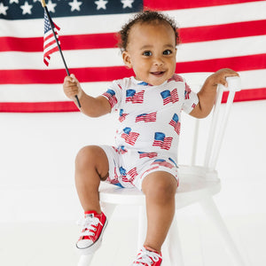 Red, White & Cute Shortie Romper - Image 1 - Bums & Roses