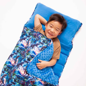 Baby Kids Bamboo Pajamas — Rex-tra Wild Sleeping Bag — Image 1