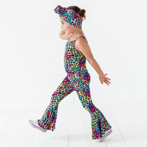 Roarin' Rainbow Bell Bottom Jumpsuit - Image 6 - Bums & Roses