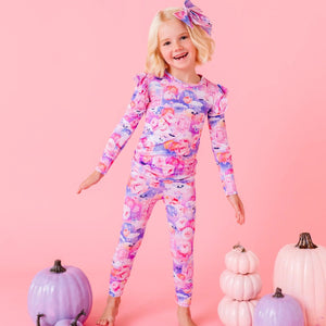 Bums & Roses - Baby & Kids Bamboo Pajamas - Romeo and Ghouliet Two-Piece Pajama Set - Image 1