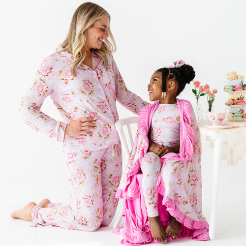 Rosey Moments Two-Piece Pajama Set - Image 2 - Bums & Roses
