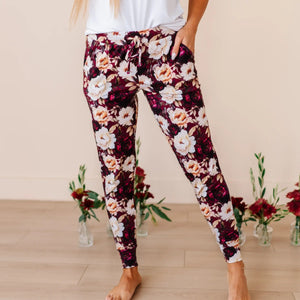 Bums & Roses - Baby & Kids Bamboo Pajamas - Ruffle Your Petals Women's Pants - Image 1