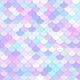 Pastel mermaid scale pattern in shades of purple and blue