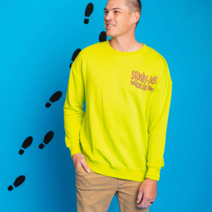 Baby Kids Bamboo Pajamas — Scooby-Doo™ Shaggy Adult Unisex Crew Neck Sweatshirt — Image 1