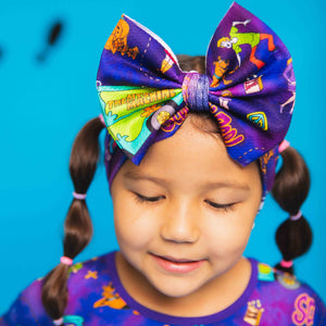 Baby Kids Bamboo Pajamas — Scooby-Doo™ Biggie Bow — Image 1