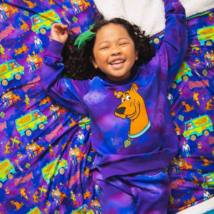 Baby Kids Bamboo Pajamas — Scooby-Doo™ Bum Bum Blanket - Plush — Image 1