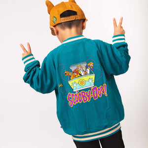 Baby Kids Bamboo Pajamas — Scooby-Doo™ Kid's Bomber Jacket — Image 1