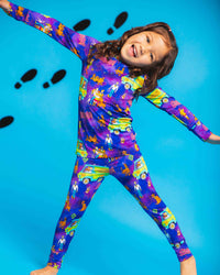 Baby Kids Bamboo Pajamas — Scooby-Doo™ Long Sleeve Pajama Set — Image 1