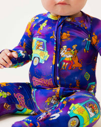 Baby Kids Bamboo Pajamas — Scooby-Doo™ Convertible Romper — Image 1