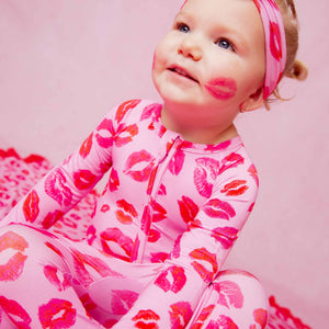 Baby Kids Bamboo Pajamas — Seal The Deal Headwrap — Image 1