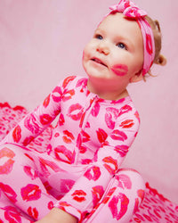 Baby Kids Bamboo Pajamas — Seal The Deal Headwrap — Image 1